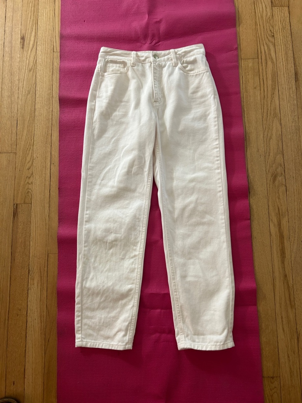 YARGICI White Straight Leg Jeans size 34